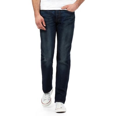 Levi's Blue 501 straight leg jeans